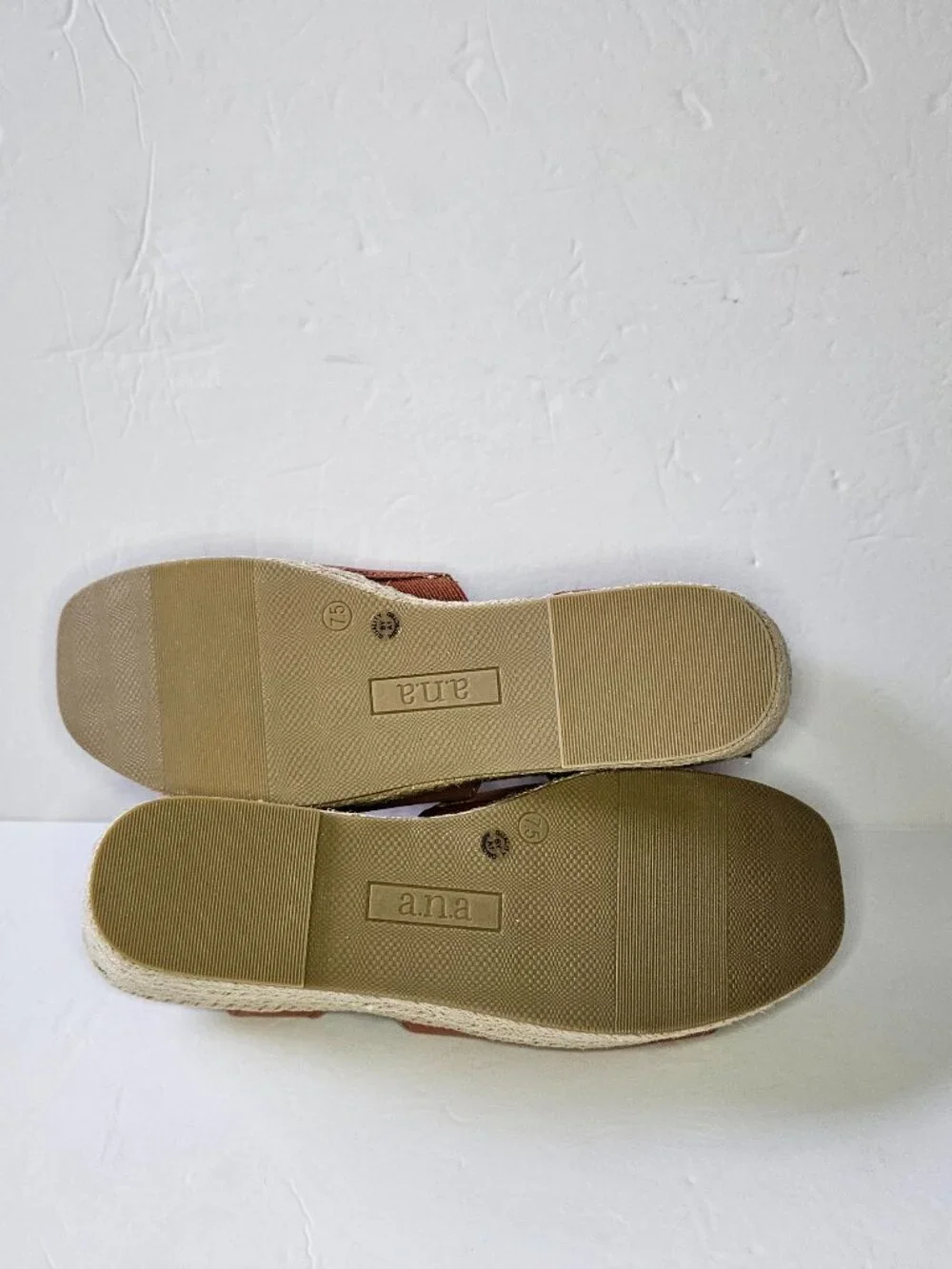 a.n.a  Espadrille Platform Wedge Sandals Women Size 7.5